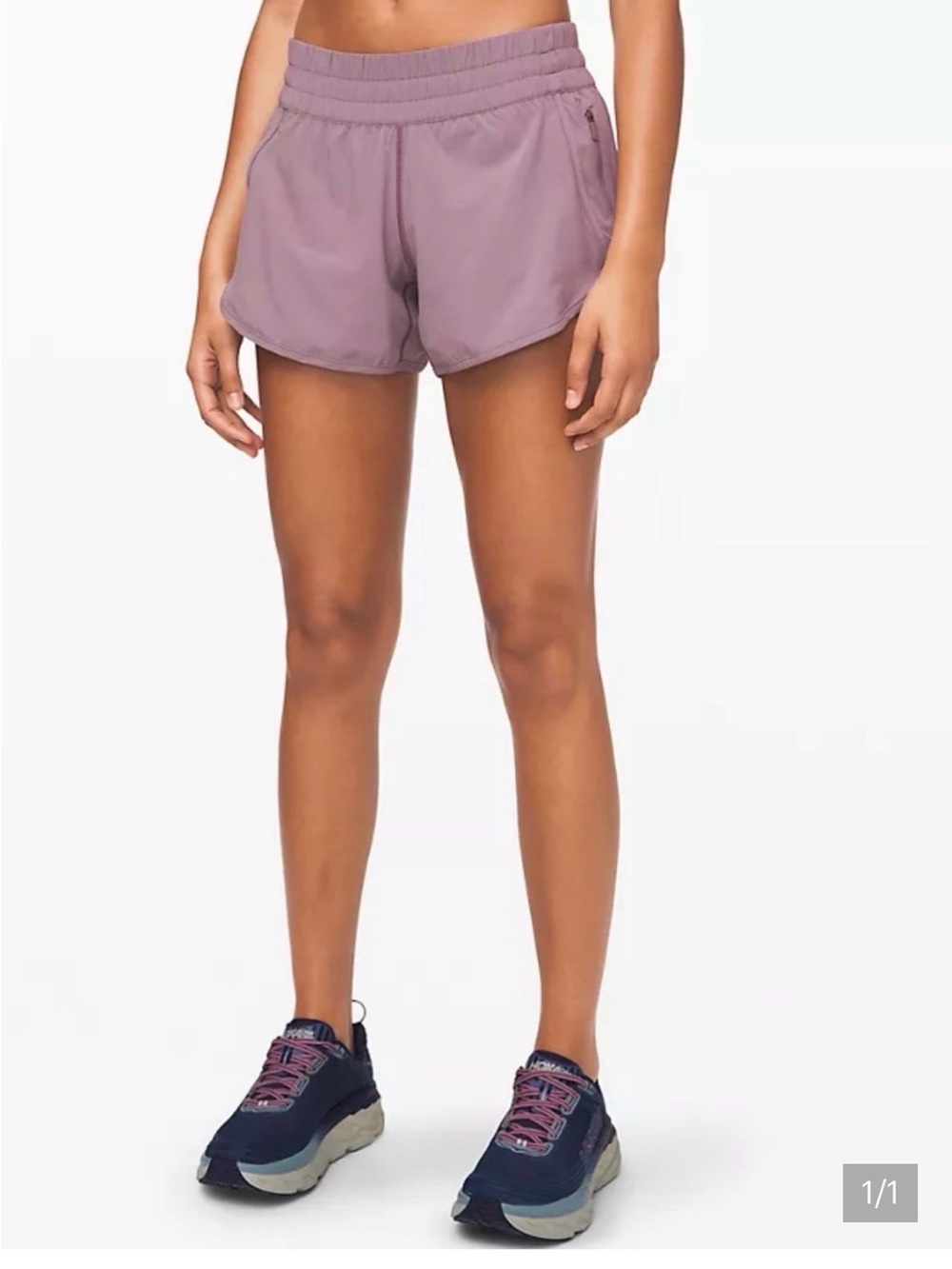 Women’s lululemon athletic shorts size 6 purple/pink color
